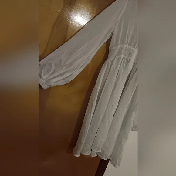 Sheer Button Down Dress Small 👗 EUC - Picture 4 of 5